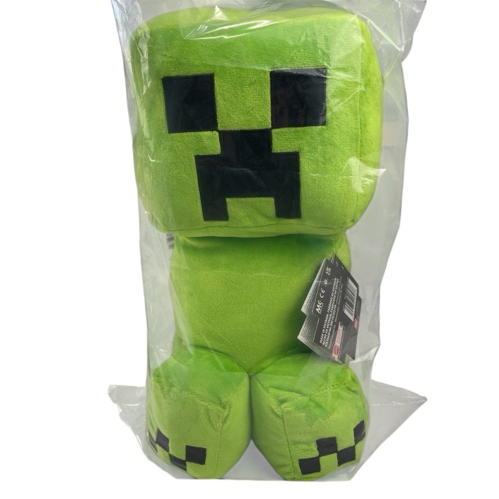 Mattel Mojang Minecraft JUMBO 16" Creeper Plush Toy New & Sealed